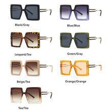 Load image into Gallery viewer, Oversized Square Sunglasses For Women Men Retro Designer Trending Gradient Shades UV400 Sun Glasses Eyewear Wholesa