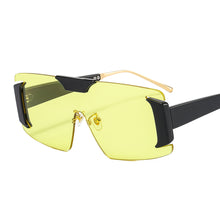 Load image into Gallery viewer, Oversized Square Sunglasses For Women Men Rimless One Piece Ocean Driving Sun Glasses  Eyewear UV400