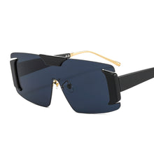 Load image into Gallery viewer, Oversized Square Sunglasses For Women Men Rimless One Piece Ocean Driving Sun Glasses  Eyewear UV400