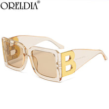 Load image into Gallery viewer, Oversized The Letter B Square  Trend Sunglasses 2023 Women Men Retro Rectangle Sun Glasses Gafas De Sol Oculos