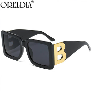 Oversized The Letter B Square  Trend Sunglasses 2023 Women Men Retro Rectangle Sun Glasses Gafas De Sol Oculos