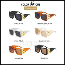 Load image into Gallery viewer, Oversized The Letter B Square  Trend Sunglasses 2023 Women Men Retro Rectangle Sun Glasses Gafas De Sol Oculos