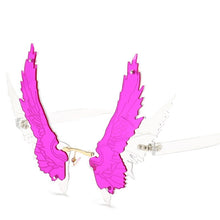 Load image into Gallery viewer, Oversized Wing Sunglasses Women Vintage Rimless Clear Eyewear Men  Sun Glasses Male Female Butterfly Shades UV400