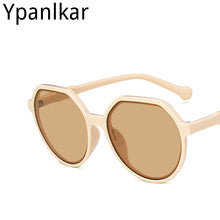 Load image into Gallery viewer, Personalized Round Frame Sunglasses Women&#39;s Candy Color Big Frame Sunglasses