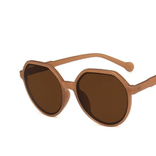 Load image into Gallery viewer, Personalized Round Frame Sunglasses Women&#39;s Candy Color Big Frame Sunglasses