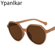 Load image into Gallery viewer, Personalized Round Frame Sunglasses Women&#39;s Candy Color Big Frame Sunglasses