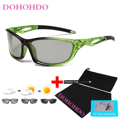 Photochromic Sunglasses Men Polarized Sports Driving Glasses Male Change Color Sun Glasses Chameleon Driver's Gafas