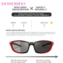 Load image into Gallery viewer, Photochromic Sunglasses Men Polarized Sports Driving Glasses Male Change Color Sun Glasses Chameleon Driver&#39;s Gafas