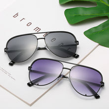 Load image into Gallery viewer, Pilot Sun Glasses Vintage Men Women Metal Frame Driving Sunglasses UV400 Round Pink Bule Gradient Mirror Goggle