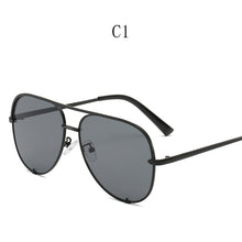 Load image into Gallery viewer, Pilot Sun Glasses Vintage Men Women Metal Frame Driving Sunglasses UV400 Round Pink Bule Gradient Mirror Goggle