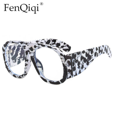 Plastic Round Frames Anti-Blue Light Optical Frame Glasses 2023 Oversized Goggle Eyewear Reading Glasses