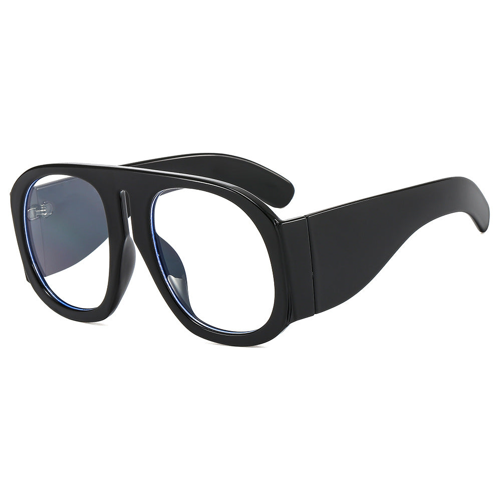 Plastic Round Frames Anti-Blue Light Optical Frame Glasses 2023 Oversized Goggle Eyewear Reading Glasses