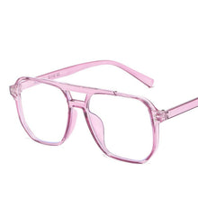 Load image into Gallery viewer, Polygon Oversized Men Women Eyeglasses Computer Anti-Blue Light Optical Plastic Frame Classic Unisex Eyewear