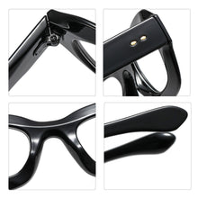 Carica l'immagine nel visualizzatore di Gallery, Polygon Square Anti Blue Light Glasses For Women Men Retro Clear Reding Computer Eyeglasses Rivets Decor Trending