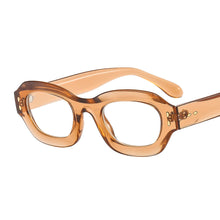Carica l'immagine nel visualizzatore di Gallery, Polygon Square Anti Blue Light Glasses For Women Men Retro Clear Reding Computer Eyeglasses Rivets Decor Trending