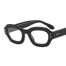 Carica l'immagine nel visualizzatore di Gallery, Polygon Square Anti Blue Light Glasses For Women Men Retro Clear Reding Computer Eyeglasses Rivets Decor Trending