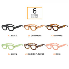 Carica l'immagine nel visualizzatore di Gallery, Polygon Square Anti Blue Light Glasses For Women Men Retro Clear Reding Computer Eyeglasses Rivets Decor Trending