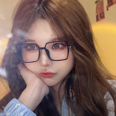 Prescription Glasses Frame Ultra Light Retro Polygon Men's And Women's  Red Same Popular Glasses Little Face