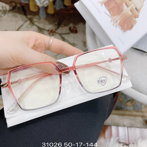 Prescription Glasses Frame Ultra Light Retro Polygon Men's And Women's  Red Same Popular Glasses Little Face