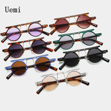 Load image into Gallery viewer, Punk Small Round Sunglasses For Women Men Retro  Designer Sun Glasses Ins Trending Male UV400 Eyeglasses Whole