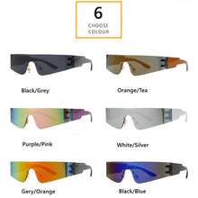 Load image into Gallery viewer, Punk Sports Rimless Sunglasses For Women Men Vintage Colourful Driving Sun Glasses  Ins Trending Shades UV400