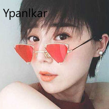 Load image into Gallery viewer, Punk Sunglasses Women Triangle Oculos Vintage Glasses Openwork Metal Frame Sun Glasses Men Okulary
