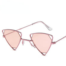 Load image into Gallery viewer, Punk Sunglasses Women Triangle Oculos Vintage Glasses Openwork Metal Frame Sun Glasses Men Okulary