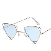 Load image into Gallery viewer, Punk Sunglasses Women Triangle Oculos Vintage Glasses Openwork Metal Frame Sun Glasses Men Okulary