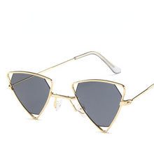 Load image into Gallery viewer, Punk Sunglasses Women Triangle Oculos Vintage Glasses Openwork Metal Frame Sun Glasses Men Okulary