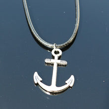 Load image into Gallery viewer, New Fashion Punk Vintage Men Short Snowflake Anchor Peace Leaf Moon Star Flag Dragon Pendant Necklace For Women Jewelry