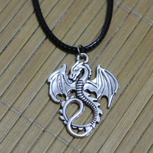 Load image into Gallery viewer, New Fashion Punk Vintage Men Short Snowflake Anchor Peace Leaf Moon Star Flag Dragon Pendant Necklace For Women Jewelry