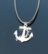 Load image into Gallery viewer, New Fashion Punk Vintage Men Short Snowflake Anchor Peace Leaf Moon Star Flag Dragon Pendant Necklace For Women Jewelry