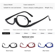 Load image into Gallery viewer, Reading Glasses 180 Degrees Rotate Single-Piece Presbyopia Fold Eyeglasses Farsighted Magnifier For The Elderly