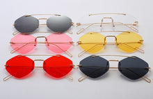 Load image into Gallery viewer, Red Black Square Sunglasses Women Brand Trendy Alloy Double Beam Shades Goggle Female Sun Glasses UV400 Gafas