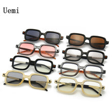 Load image into Gallery viewer, New Rereo Square Sunglasses For Women Men  Clear Anti Blue Light Glasses Frame Famale Rectangle Shades UV400