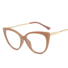 Carica l'immagine nel visualizzatore di Gallery, Retro Anti Blue Light Cat Eye Glasses For Women Vintage Ladies Clear Computer Reding Eyeglasses Trending  M