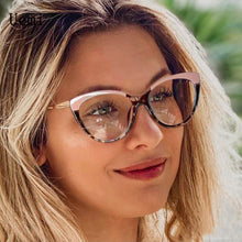 Carica l'immagine nel visualizzatore di Gallery, Retro Anti Blue Light Cat Eye Glasses For Women Vintage Ladies Clear Computer Reding Eyeglasses Trending  M