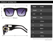 Load image into Gallery viewer, Retro  Designer Sunglasses For Women Men Square Vintage Rectangle  Sun Glasses UV400 Eyewear