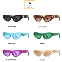 Load image into Gallery viewer, Retro Small Cat Eye Women Sunglasses  Designer Modern Sun Glasses Ins Trending Shades UV400 Ladies Eyeglasses