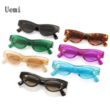 Load image into Gallery viewer, Retro Small Cat Eye Women Sunglasses  Designer Modern Sun Glasses Ins Trending Shades UV400 Ladies Eyeglasses
