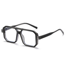 Load image into Gallery viewer, New Retro Square Sunglasses For Men Women  Designer Double Bridges Clear Anti-Blu-Ray Glasses Frame Tranding Shad