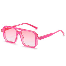 Load image into Gallery viewer, New Retro Square Sunglasses For Men Women  Designer Double Bridges Clear Anti-Blu-Ray Glasses Frame Tranding Shad