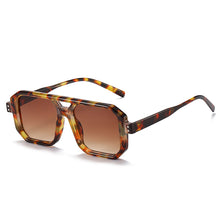 Load image into Gallery viewer, New Retro Square Sunglasses For Men Women  Designer Double Bridges Clear Anti-Blu-Ray Glasses Frame Tranding Shad