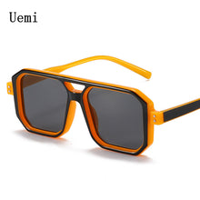 Load image into Gallery viewer, New Retro Square Sunglasses For Men Women  Designer Double Bridges Clear Anti-Blu-Ray Glasses Frame Tranding Shad