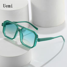 Load image into Gallery viewer, New Retro Square Sunglasses For Men Women  Designer Double Bridges Clear Anti-Blu-Ray Glasses Frame Tranding Shad