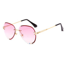 Load image into Gallery viewer, New Fashion Rimless Sunglasses Luxury Brand Design Women Metal Sun glasses Lady UV400 Shades Eyewear Oculos de sol