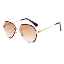 Load image into Gallery viewer, New Fashion Rimless Sunglasses Luxury Brand Design Women Metal Sun glasses Lady UV400 Shades Eyewear Oculos de sol