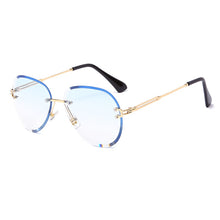 Load image into Gallery viewer, New Fashion Rimless Sunglasses Luxury Brand Design Women Metal Sun glasses Lady UV400 Shades Eyewear Oculos de sol