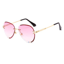 Load image into Gallery viewer, New Fashion Rimless Sunglasses Luxury Brand Design Women Metal Sun glasses Lady UV400 Shades Eyewear Oculos de sol