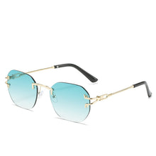 Load image into Gallery viewer, Rimless Sunglasses  Brand Designer Women Men Metal Sun Glasses UV400 Shades Eyewear Oculos de sol